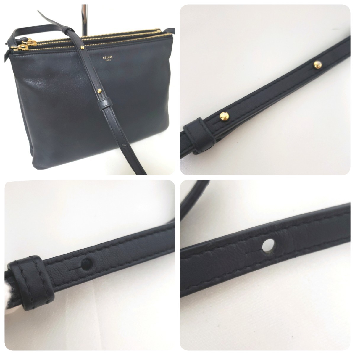 美品・1点限定】CELINE セリーヌ セリーヌトリオ ショルダーバッグ