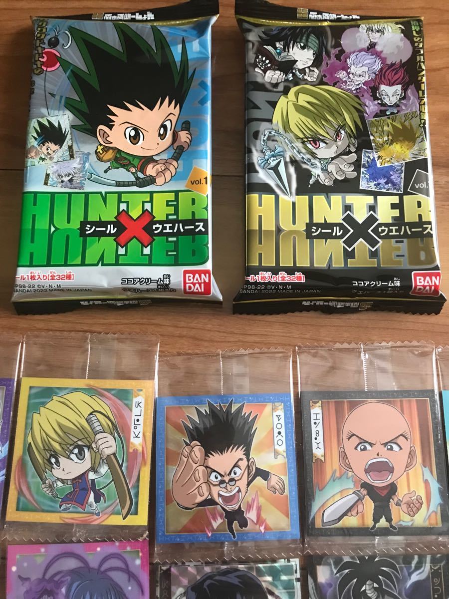 HUNTER×HUNTERウエハースシールVol1&Vol2フルコンプ コミック/アニメ 