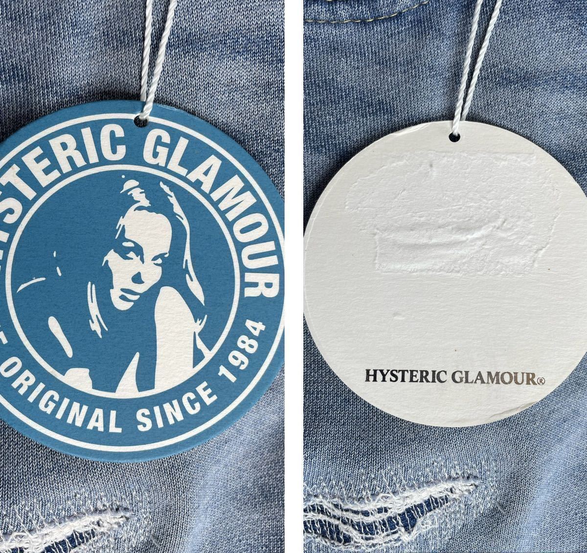 Mサイズ☆定価37400円デニム スウェットパンツ☆HYSTERIC GLAMOUR DROP ...