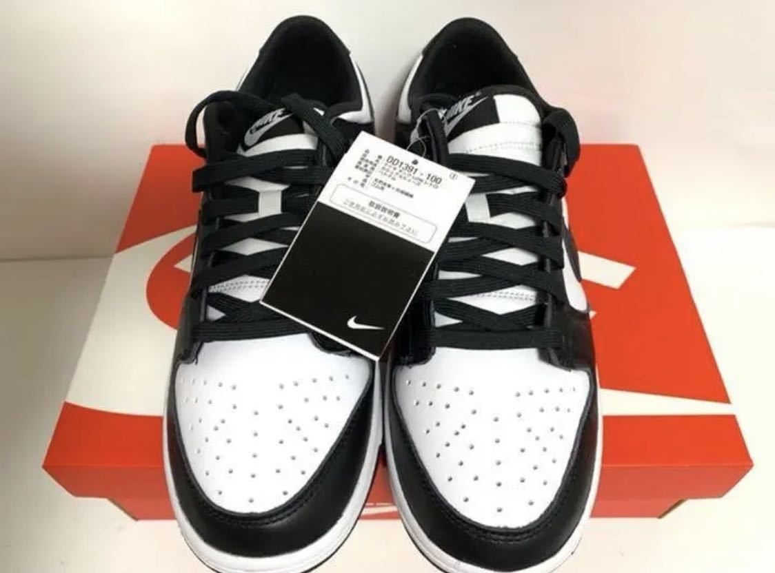 【送料無料】【新品】27.5㎝　NIKE DUNK LOW RETRO White/Black（PANDA） ナイキ ダンク ロー レトロ　パンダ_画像4