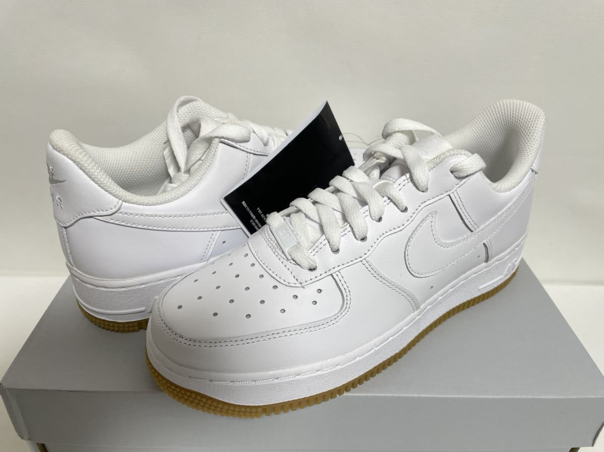新品】メンズ24 5㎝/ウィメンズ25㎝ Nike Air Force 1 Low White/Gum ...