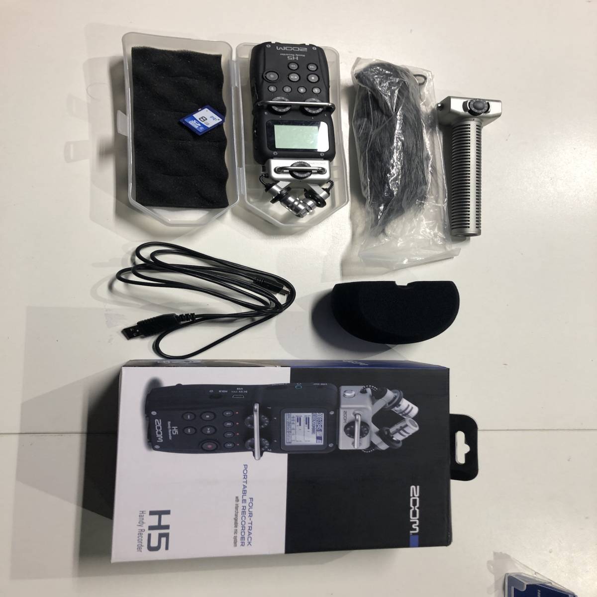 ZOOM H5 リニアPCM ICハンディレコーダー SGH-6 ショットガンマイク 超特価購物 ZOOM H5 ズーム リニアPCM/ICハンディレコーダー SDカード付 ポータブルプレーヤー