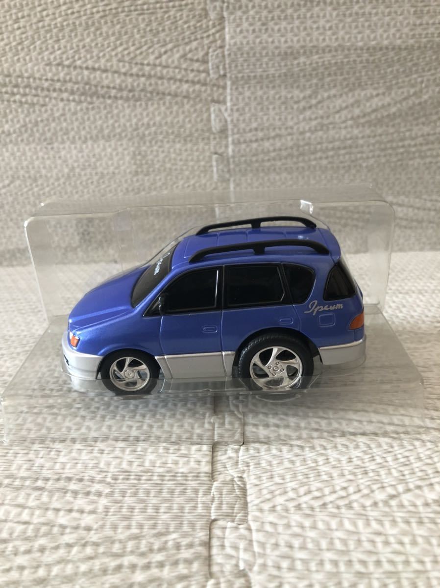 トヨタ イプサム 非売品 プルバックカー ミニカー ブルー_画像2