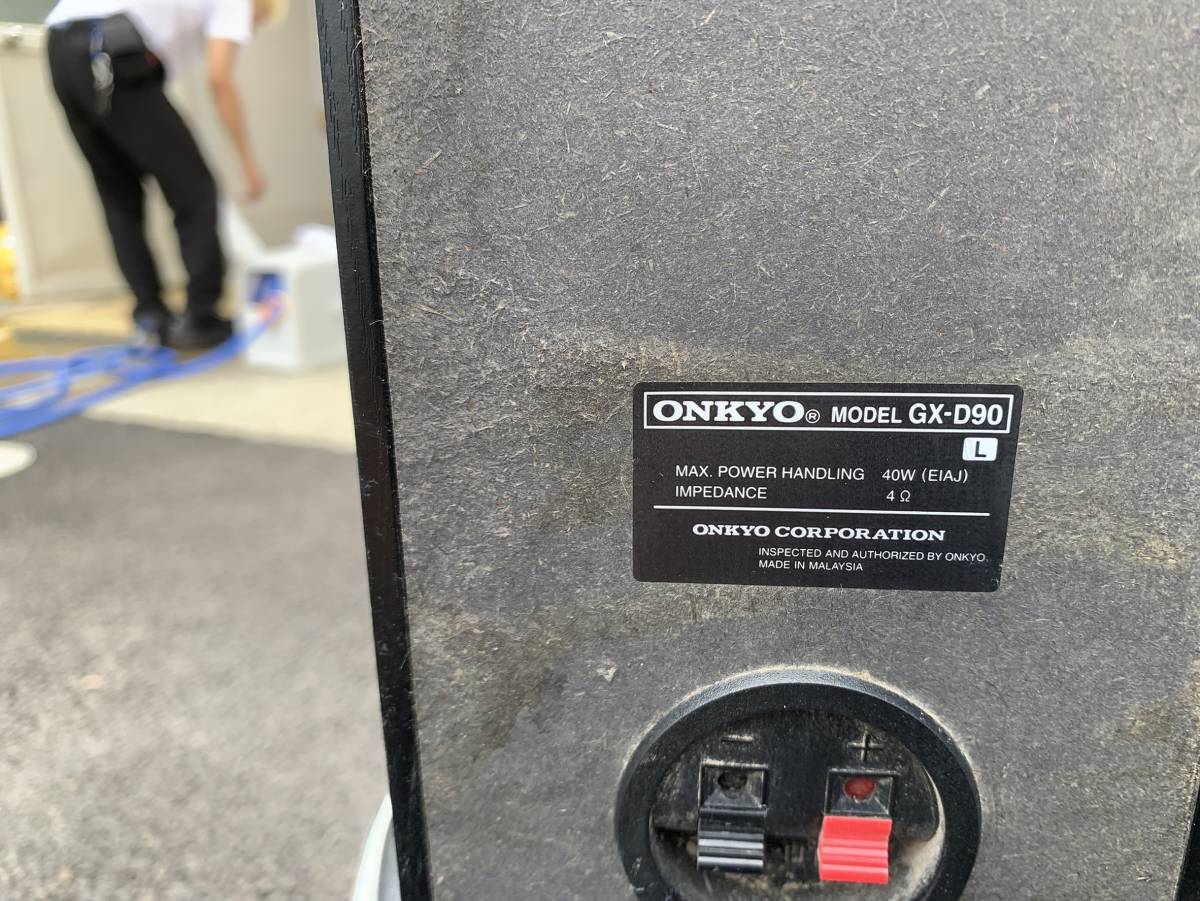 [ONKYO Onkyo ]Powered speaker System (GX-D90) Powered speaker system present condition goods (a-2)