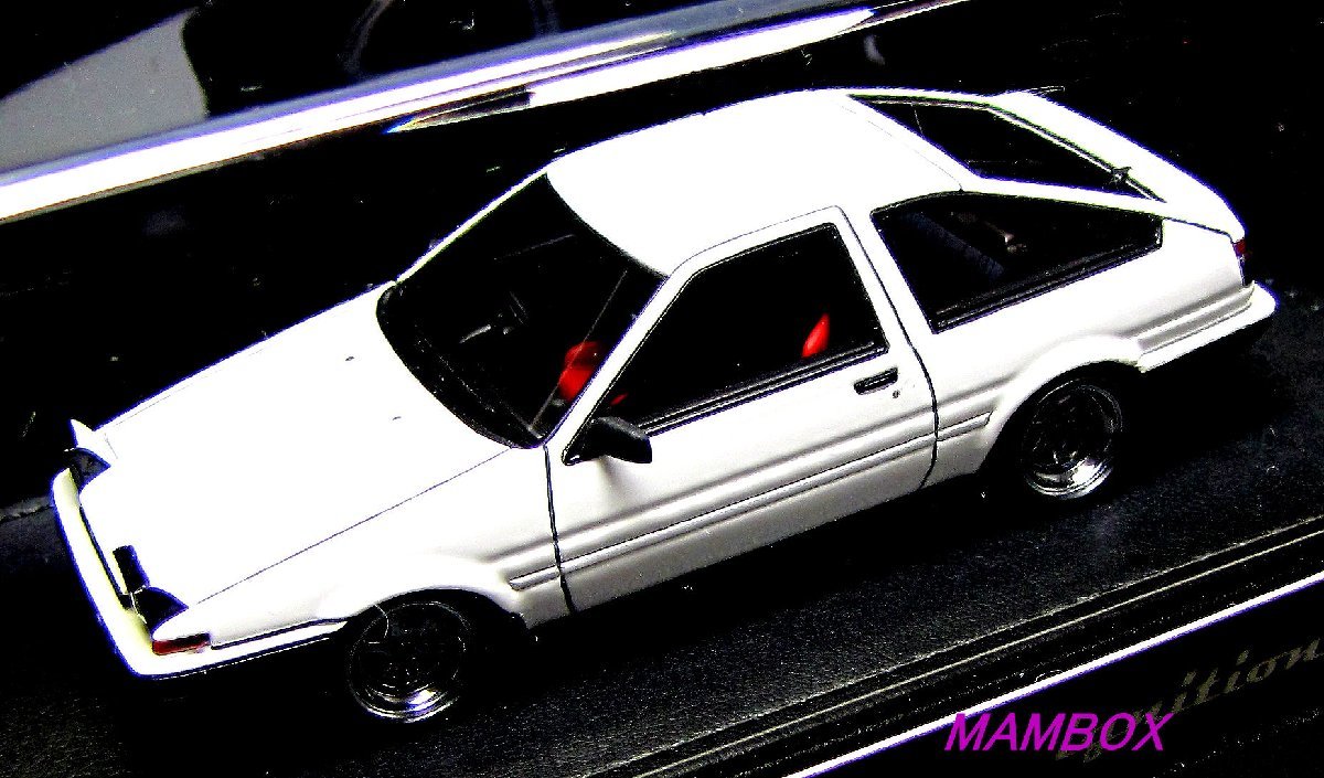 【フリマ】IG☆1/43 0489 トヨタ スプリンター トレノ AE86 3DOOR GTV ホワイト_画像1