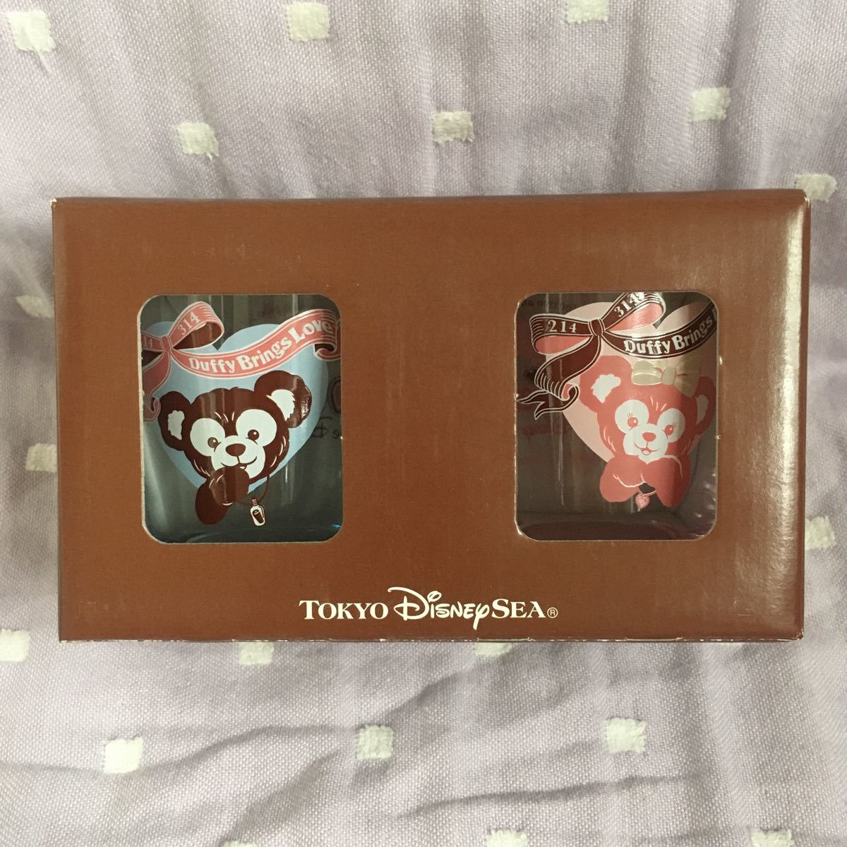 新品 ディズニーシー ダッフィー シェリーメイ タンブラーセット 貴重 スィートダッフィー限定 完売品 レア グラス