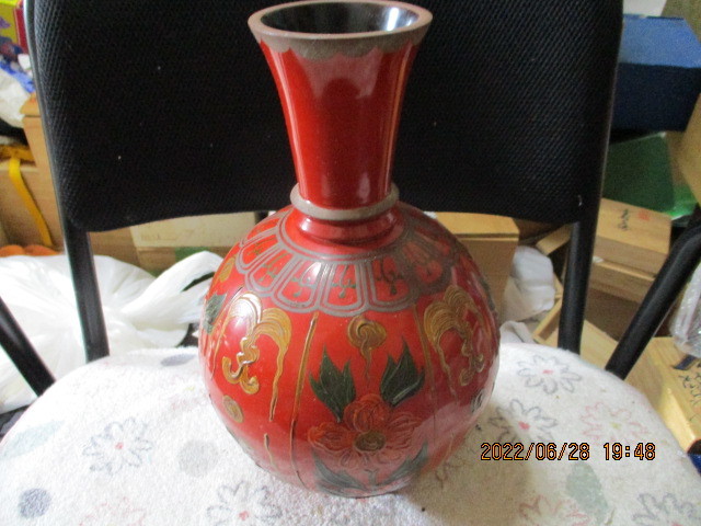 漆器 久齋の花瓶 www.gastech.com.tr