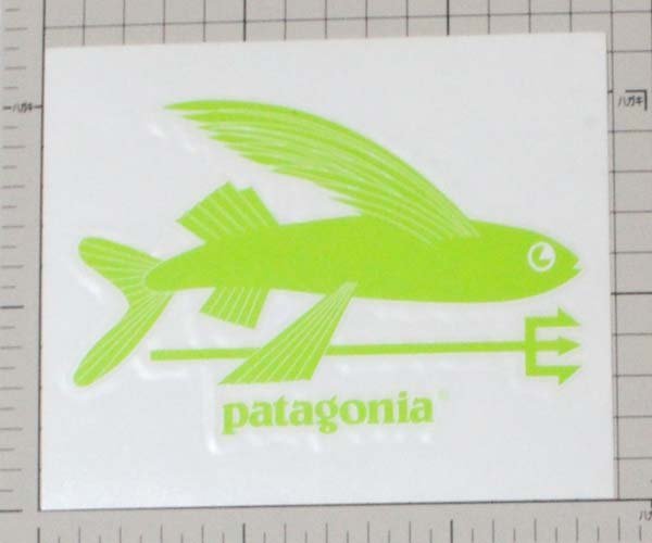 訳有 希少 パタゴニア 転写 ステッカー トライデントフィッシュ 4色 セット PATAGONIA TRIDENT FISH SET フライング 飛魚 魚 新品 送料無料_画像2