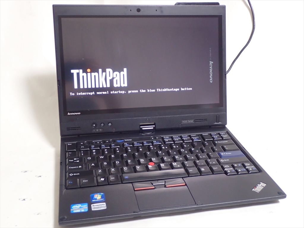 ジャンク ThinkPad X220T D2Dリカバリー i5-2520M メモリ8GB