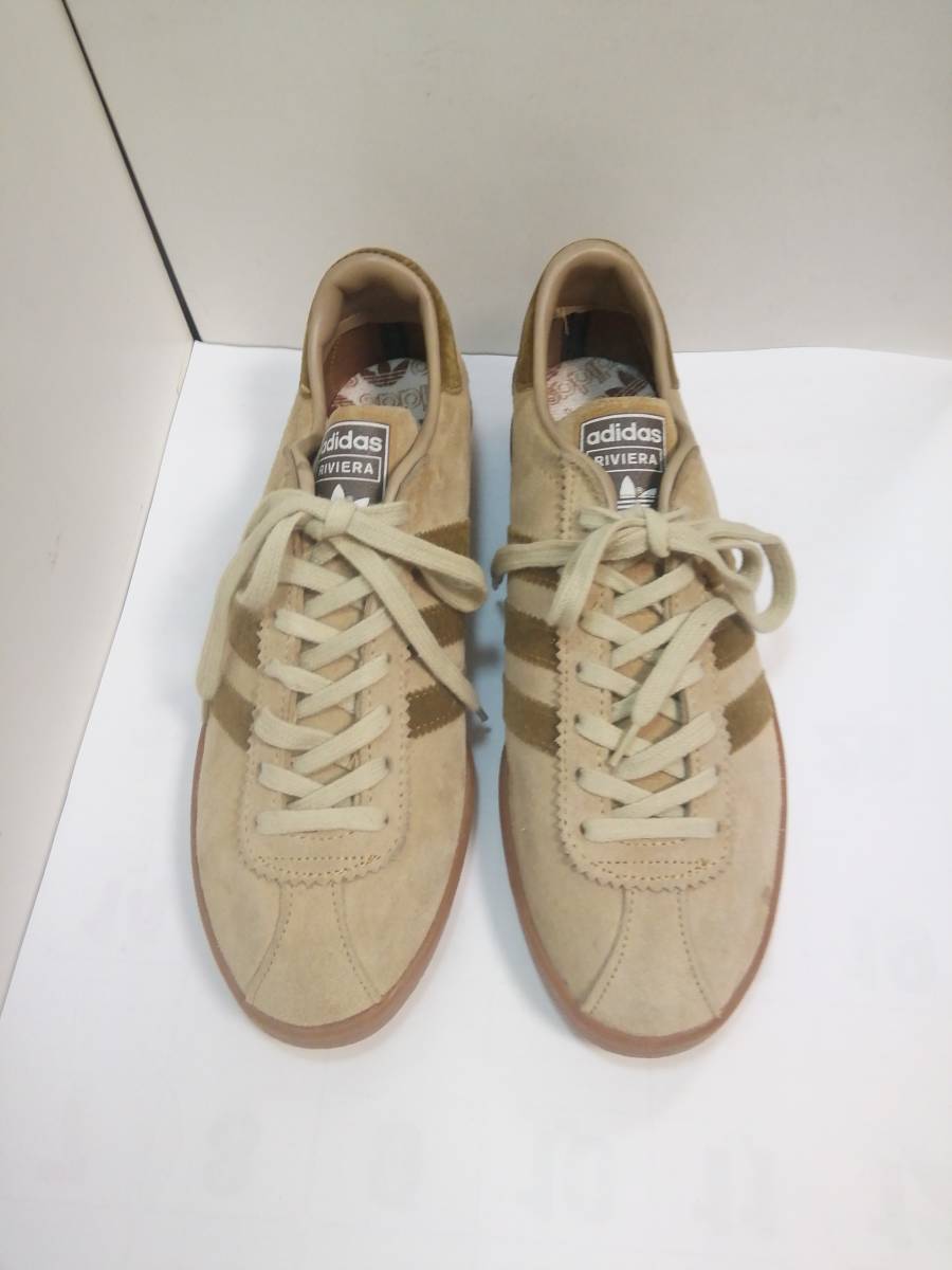 sorpresa Masaje inteligente adidas「RIVIERA」70年代フランス製 新品デッド 薄茶/茶 7.5 汚れシミ www.freixenet.com