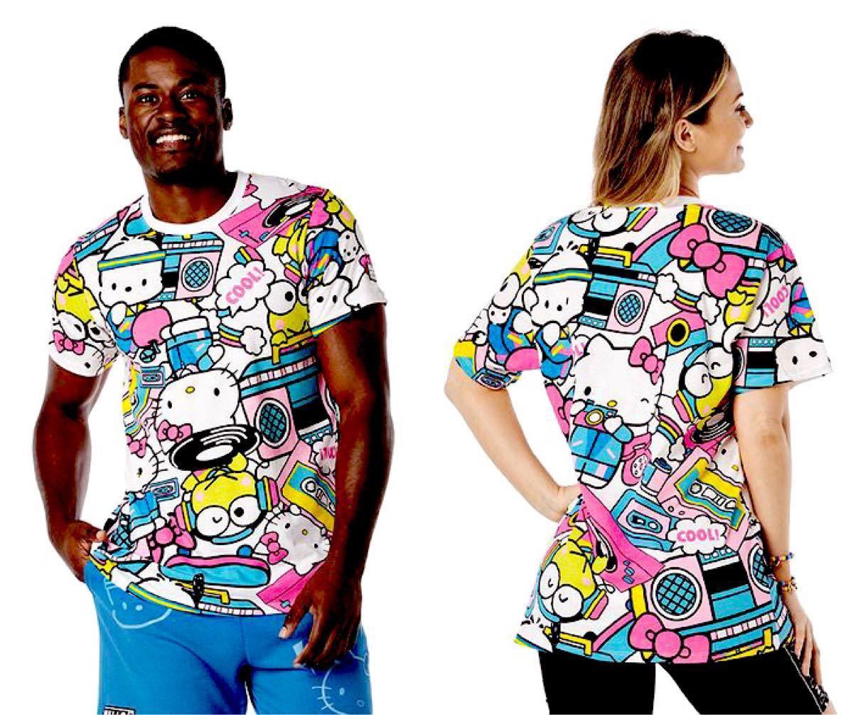 zumba】新作 ズンバ キティ Tシャツ 総柄 kitty ズンバウェア M zumba】新作 ズンバ キティ Tシャツ 総柄 kitty ズンバウェア M