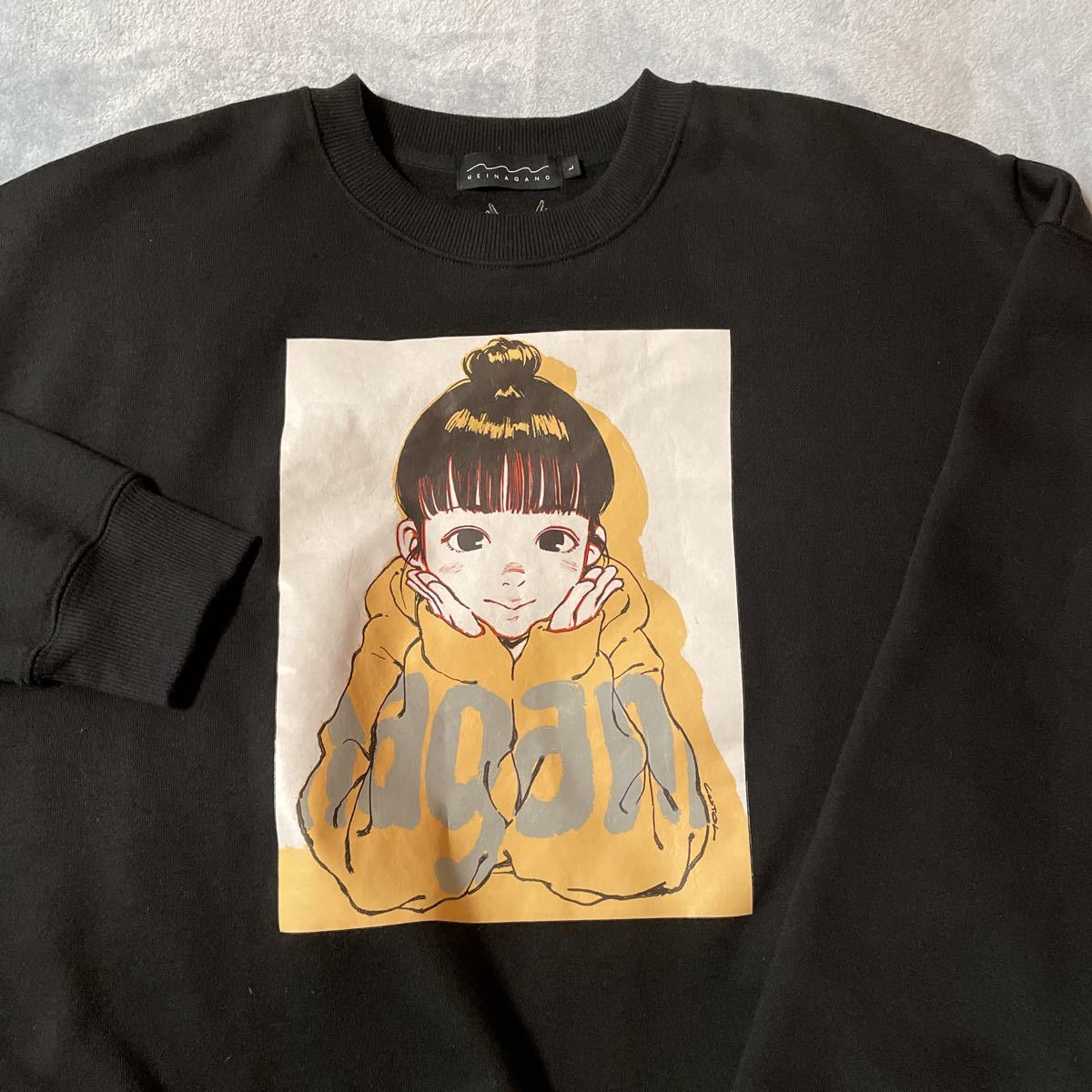 メイリビス 永野芽郁×古塔つみ コラボ スウェット MEI 22 ブラック オンライン販売店舗 永野芽郁 メイリビス ハンドバッグ