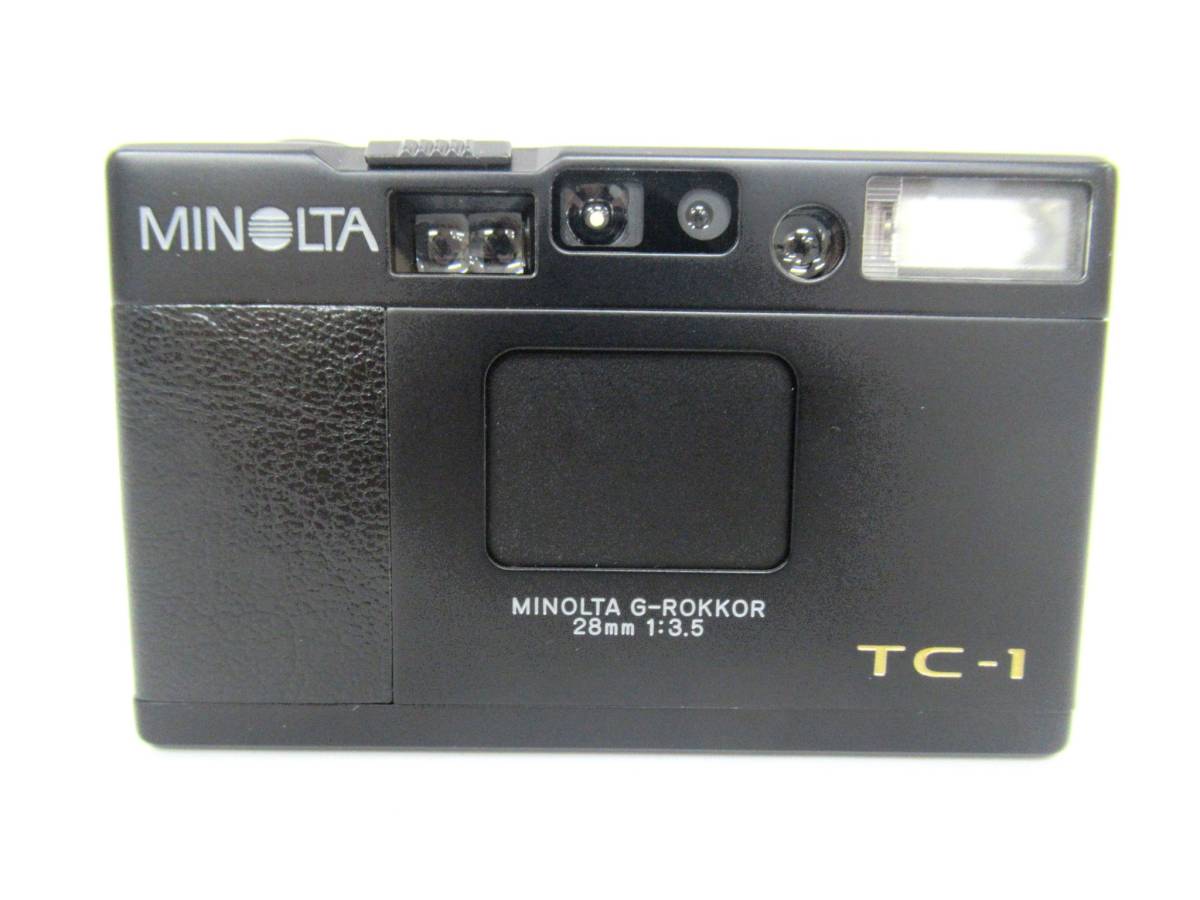 【MINOLTA/ミノルタ】午②92//MINOLTA ミノルタ TC-1 Limited 70th anniversary コンパクトカメラ 取扱説明書有り 元箱付き 革ケース付き_画像2