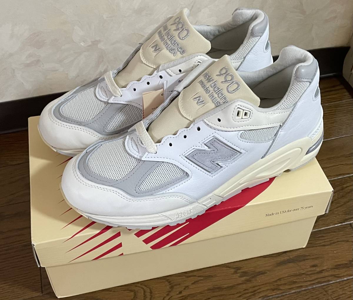 ニューバランス M990 TC2 V2 NEW BALANCE シーソルト テディ・サンティス 27.5 US9.5 Sea Salt by Teddy Santis_画像2