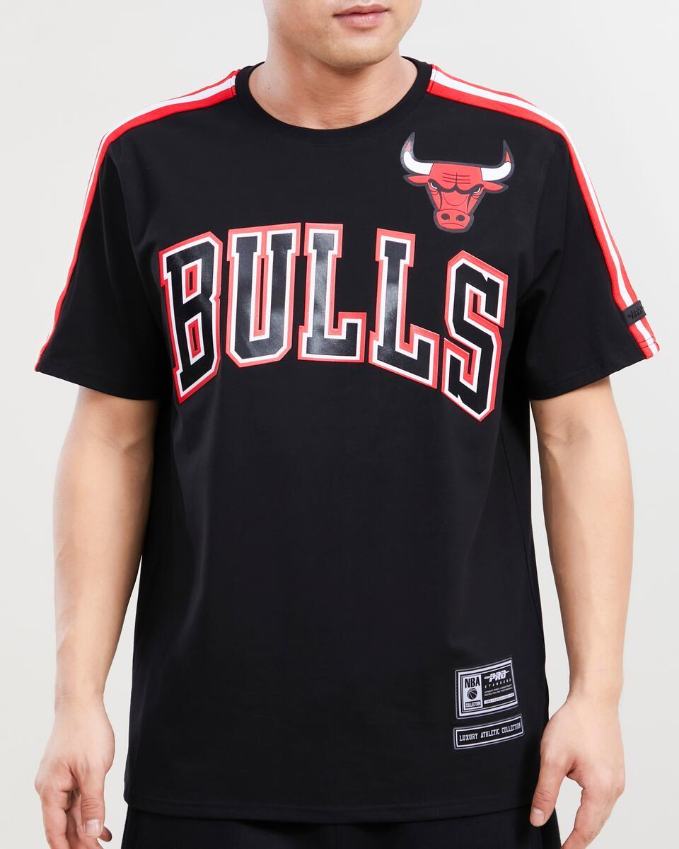 最安 BG2)PRO STANDARD Chicago Bulls Tシャツ/BLK/L/シカゴ・ブルズ/HIPHOP/USサイズ 文字、ロゴ