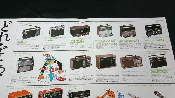 『SONY SOLID STATE RADIO(ソニー ソリッドステート ラジオ)総合カタログ 1973年4』ICF-5800/ICF-5500/ICF-5400/CRF-5090/CRF-200/CRF-230B_画像4