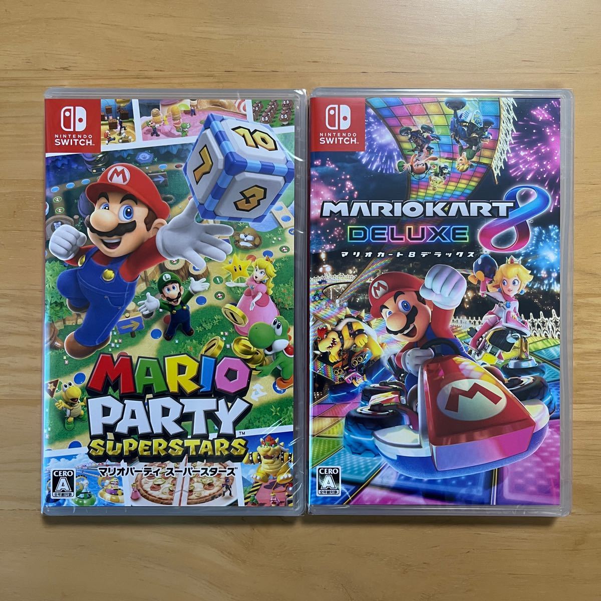 新品未開封 マリオパーティ スーパースターズ マリオカート8 Switch