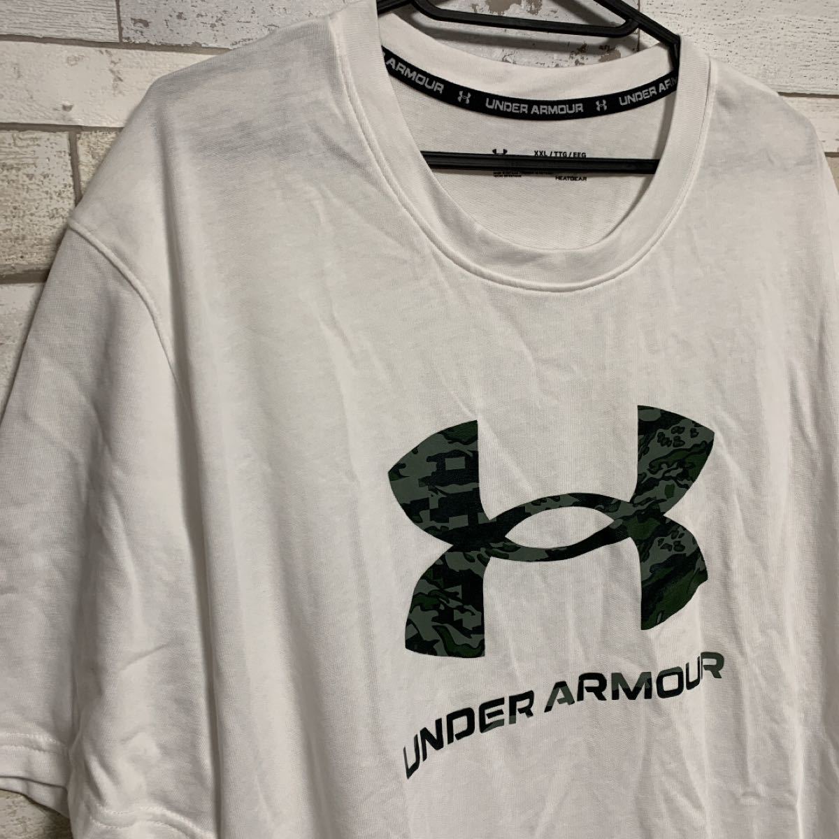 アンダーアーマー トレーニングウェアビッグロゴ 半袖Tシャツ メンズXXL 新品