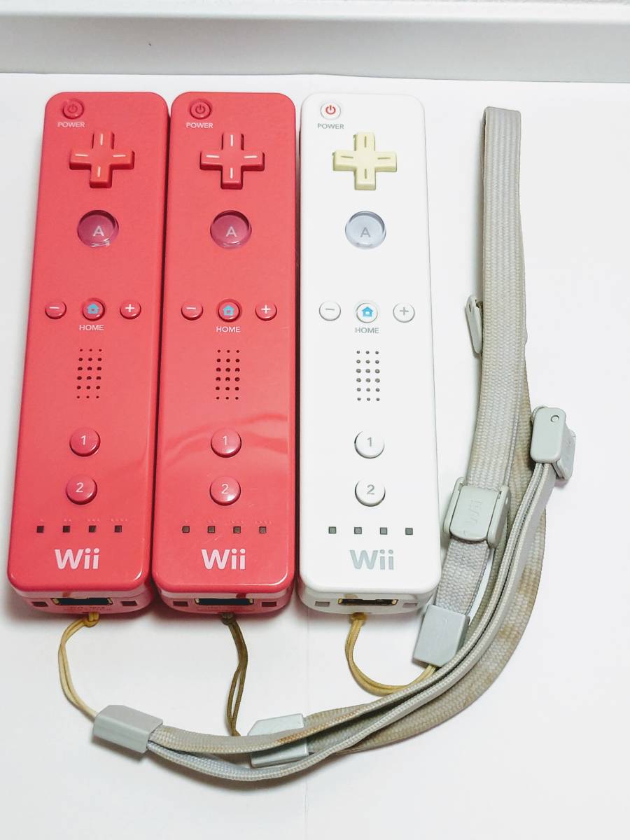 任天堂 純正 Wii リモコン ストラップ付 - 家庭用ゲーム本体