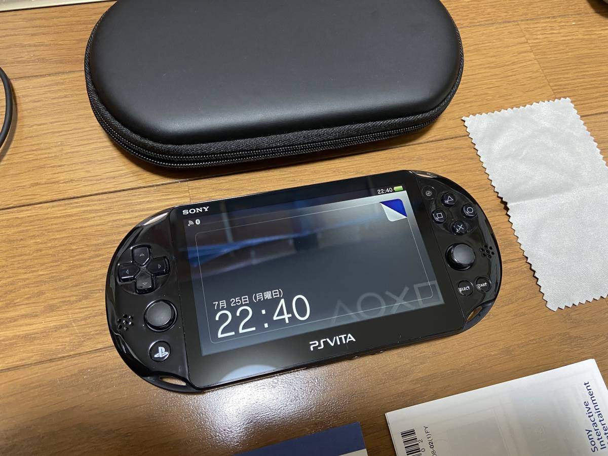 PS Vita PCH-2000 SONY PlayStation Vita ブラック 本体、専用収納
