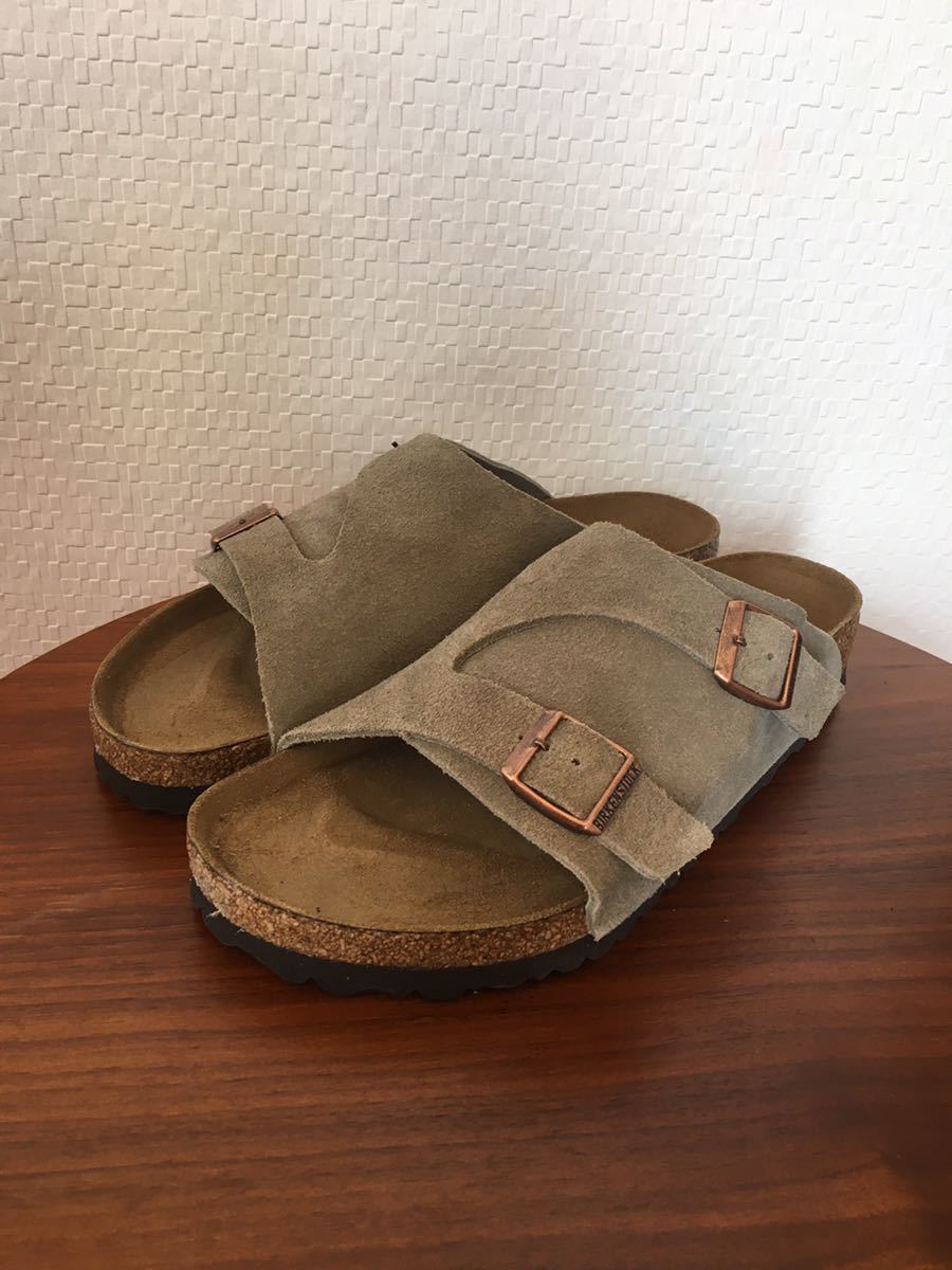 41（26.5cm）｜BIRKENSTOCK ビルケンシュトック チューリッヒ Taupe 1009532 レギュラー幅 SFB スエード サンダル (新品)(正規品)(即決) _画像1