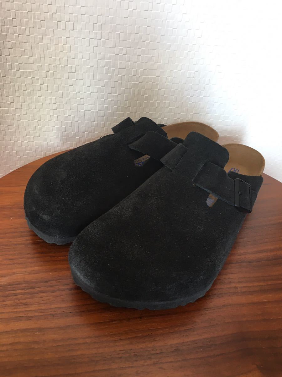 27.0cm(42)|BIRKENSTOCK ビルケンシュトック BOSTON スエード 黒
