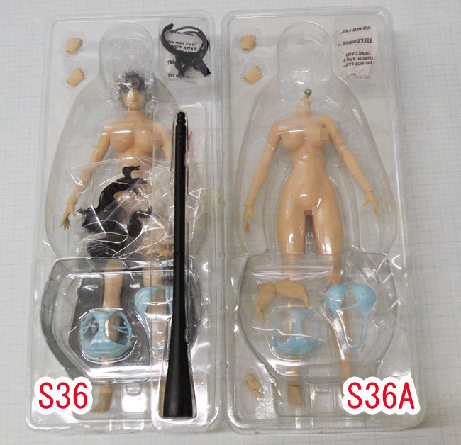 TBLeague 1/6 シームレス女性素体 S36 Pale ペールスキン PVCヘッド 低身長二次元ボディ アニメスタイルモデル ラージバスト 旧名phicen 2