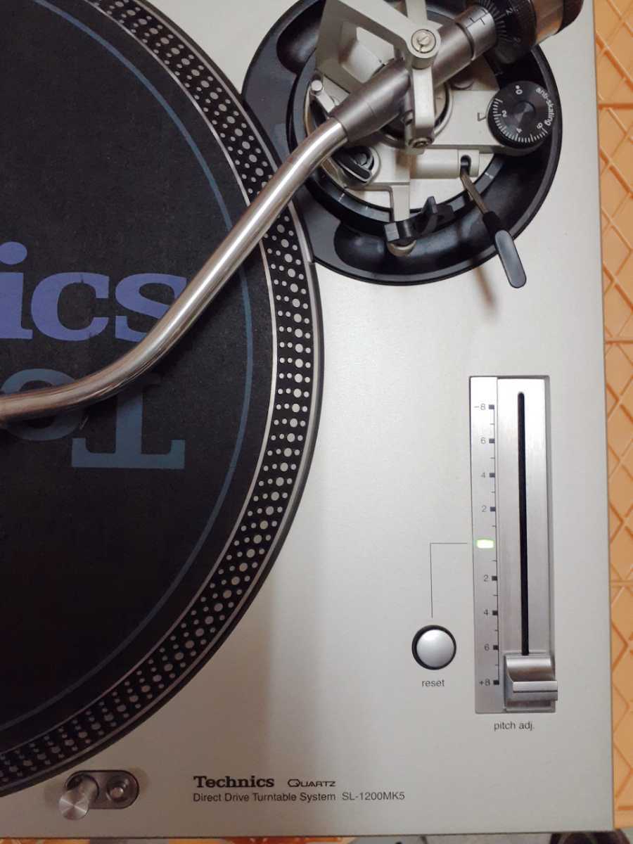 棚① 【動作品】Technics テクニクス SL-1200MK5G ターンテーブル_画像4