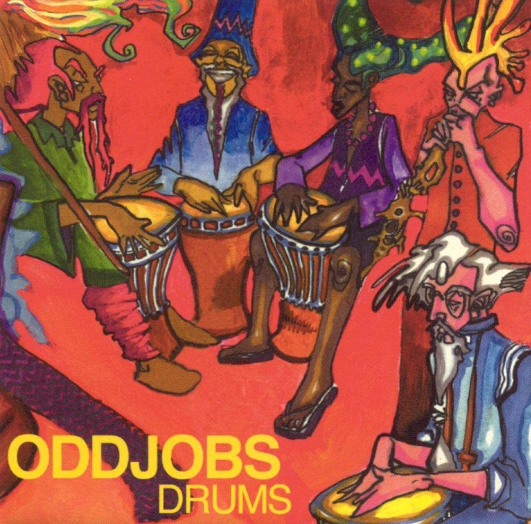 名盤 Oddjobs Drums　　内容はハモンドやヴァイブが心地よい60S~鳴り物やドラム乱れ打つSPIRITUAL JAZZまで　驚くべき内容_画像1