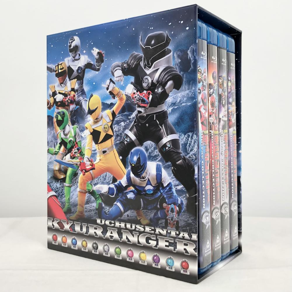 2年保証』 【中古】宇宙戦隊キュウレンジャー 全4巻Blu-rayセット(収納