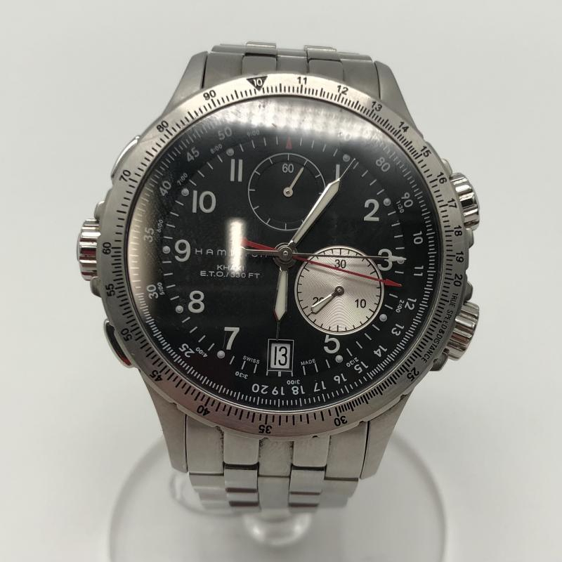新発売】 H776121 カーキアビエーション 腕時計 【中古】HAMILTON