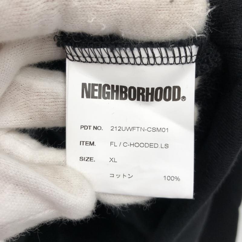 【】NEIGHBERHOOD FL/C-HOODED パーカー メンズ ブラック サイズXL コットン ネイバーフッド - 3
