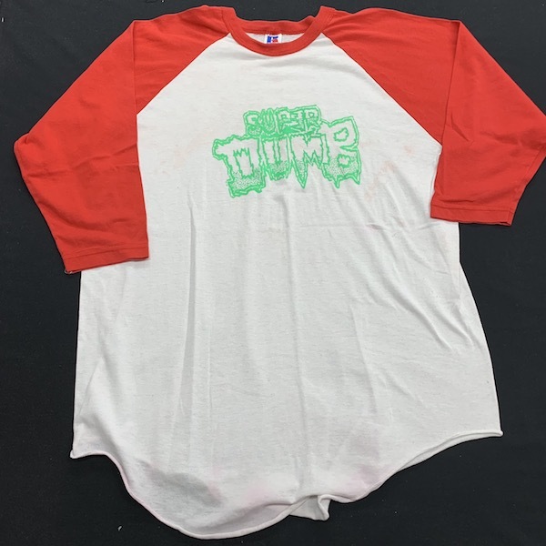 SUPER DUMB Tシャツ 90s 00s ヴィンテージ ラバープリント スーパーダム NUKEY PIKES ジャパニーズDUB ハードコア 石黒景太 イルドーザー