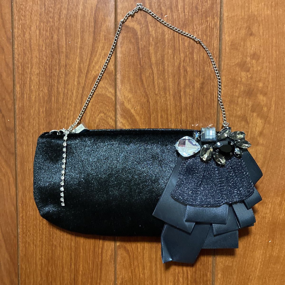  not for sale * Novelty * MAQuillAGE * party bag * clutch bag *2way* charm attaching * black group 