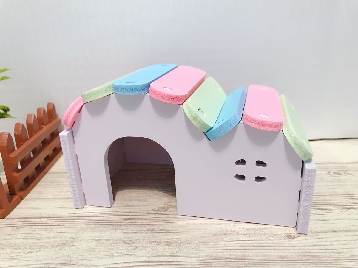 ハムスター鳥ペットラットマウス小動物用可愛いハウス家木箱小屋巣箱おもちゃ遊具玩具