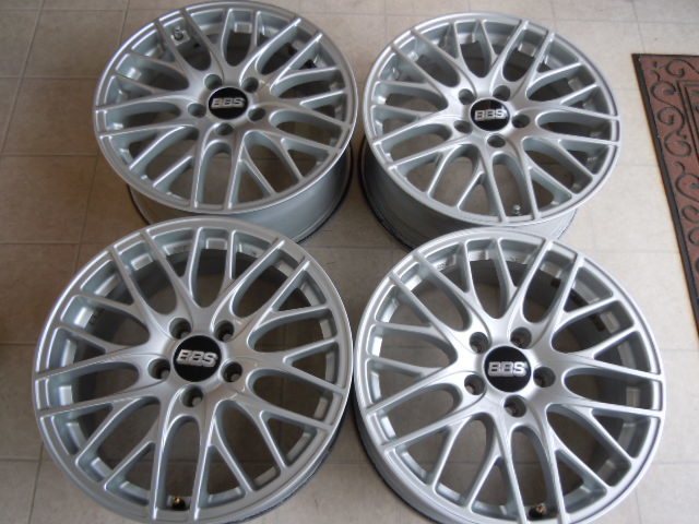 売切り！　Hー023　アルミホイール　4本セット　BBS　17×7J　+38　5H　114.3　_画像1