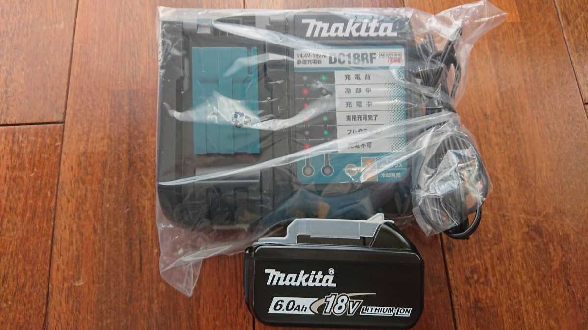 マキタ 急速充電器DC18RF+6AhバッテリーBL1860B×1個セット ! ccorca.org