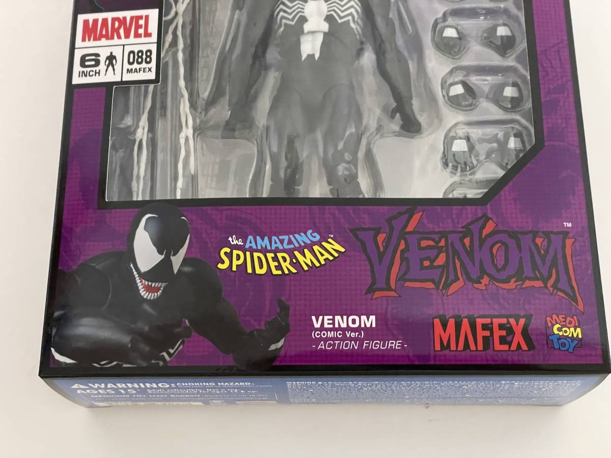 PayPayフリマ｜MAFEX 088 Venom ヴェノム（COMIC Ver ）マフェックス フィギュア メディコムトイ スパイダーマン  新品未開封 アメコミ