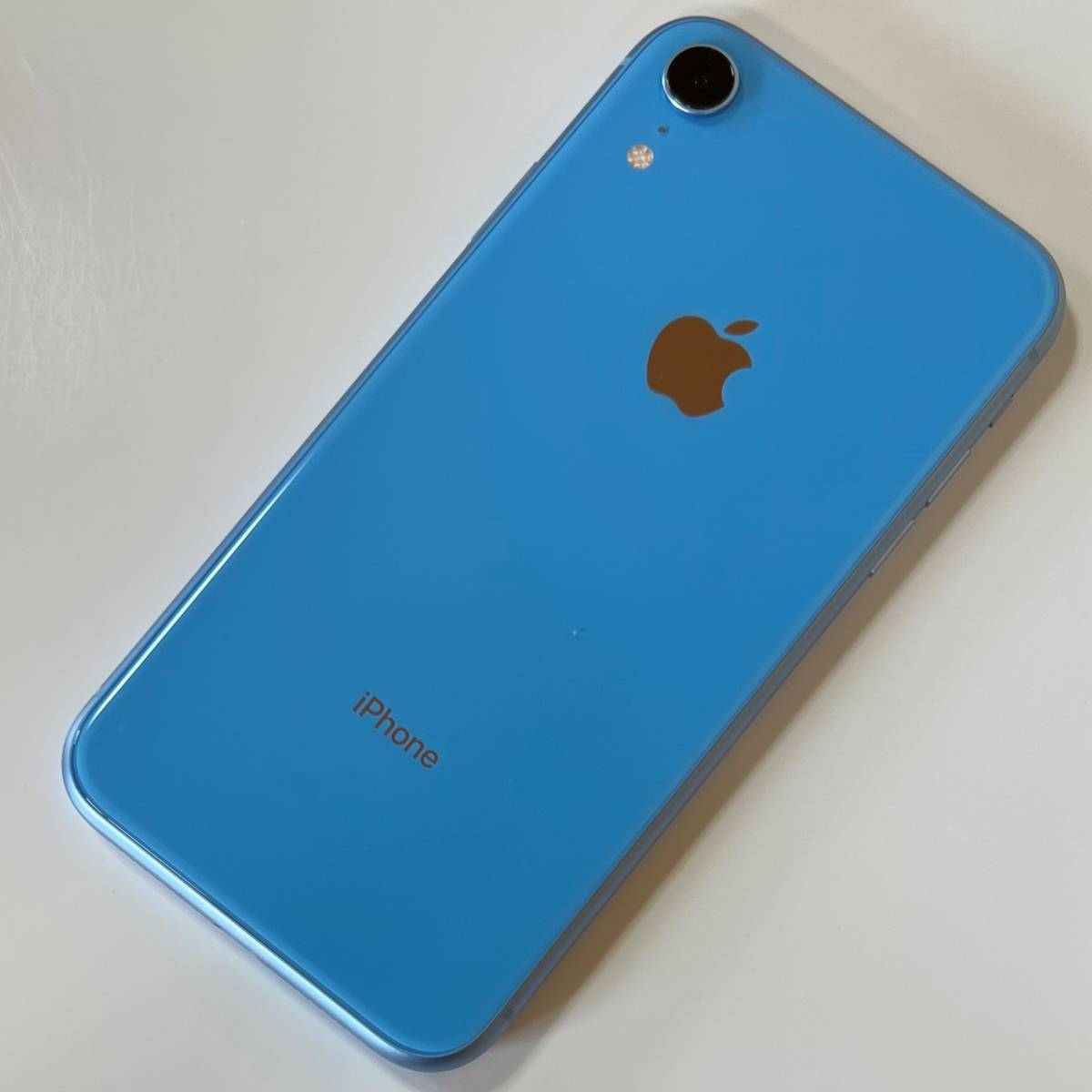 極美品) SIMフリー iPhone XR ブルー 64GB MT0E2J/A バッテリー最大