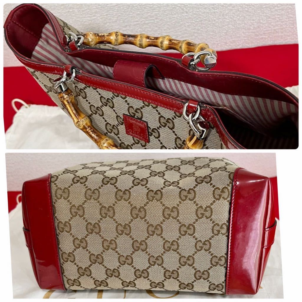 希少 GUCCI グッチ GGキャンバス ハンドバッグ トートバッグ 希少 GUCCI グッチ GGキャンバス ハンドバッグ トートバッグ