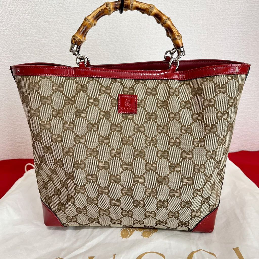 希少 GUCCI グッチ GGキャンバス ハンドバッグ トートバッグ 希少 GUCCI グッチ GGキャンバス ハンドバッグ トートバッグ