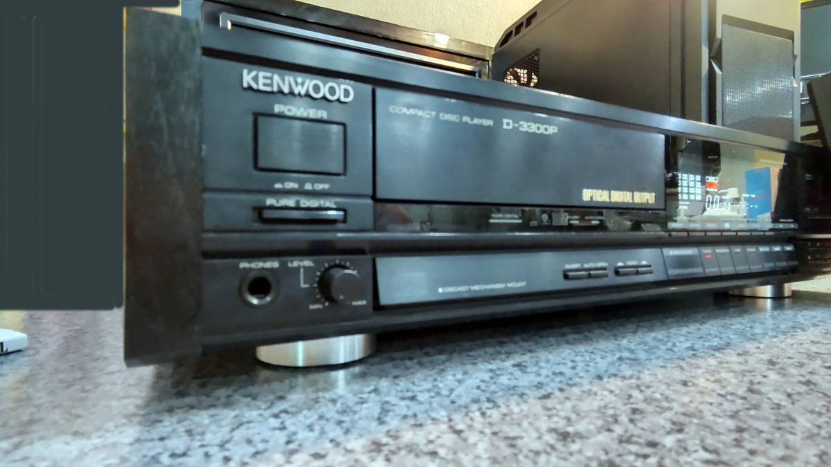 ★ KENWOOD D-3300P 動作品　リモコン付き ★_画像2