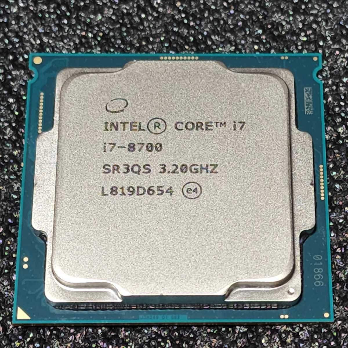 CPU Intel Core i7 8700 3.2GHz PCパーツ インテル 動作確認済み (2