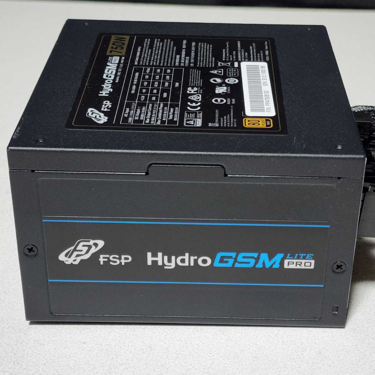 FSP Hydro GSM LITE PRO(HGS-750M) 750W 80PLUS GOLD認証 ATX電源