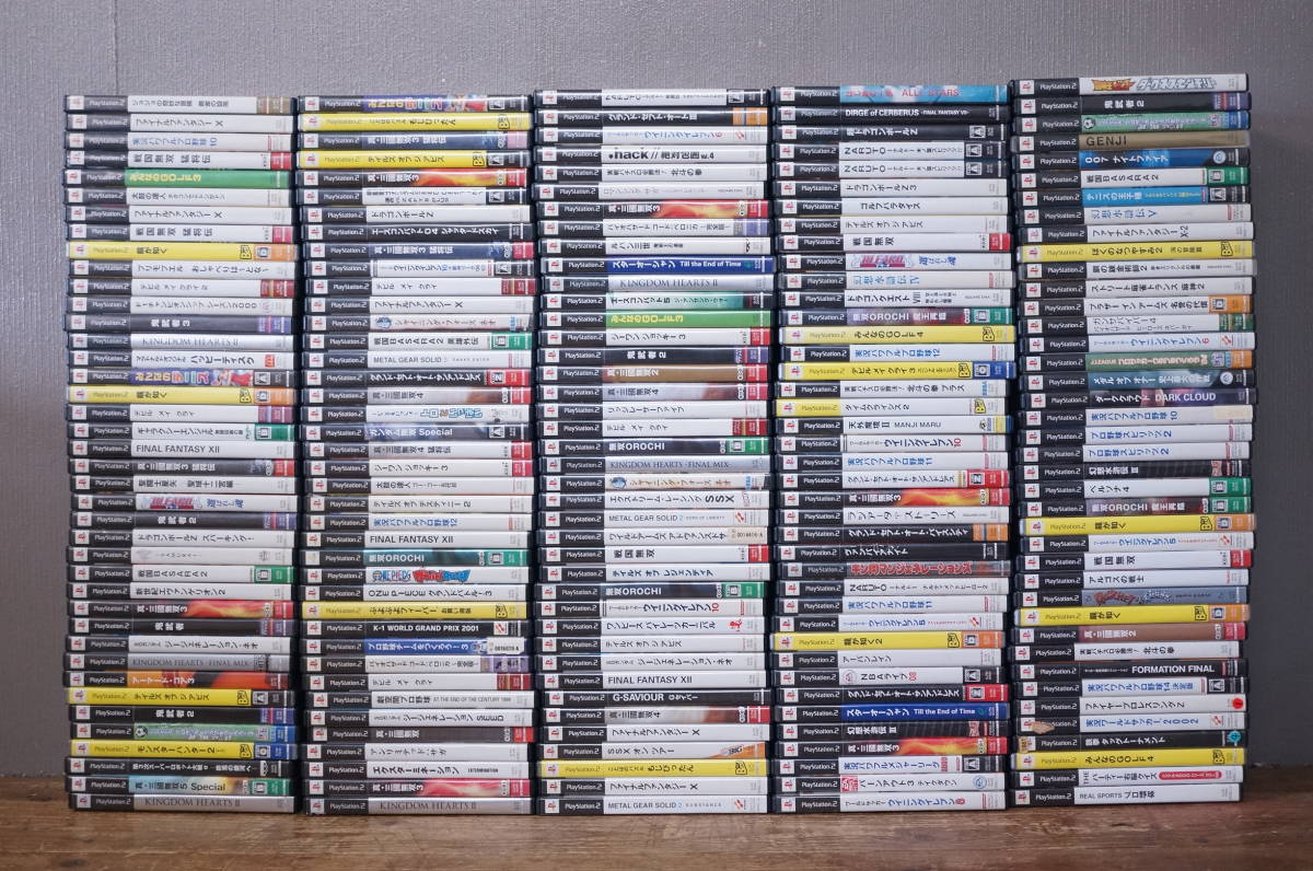 大量 669本 まとめて PS2 PlayStation2 ゲームソフト ディスク ソフト