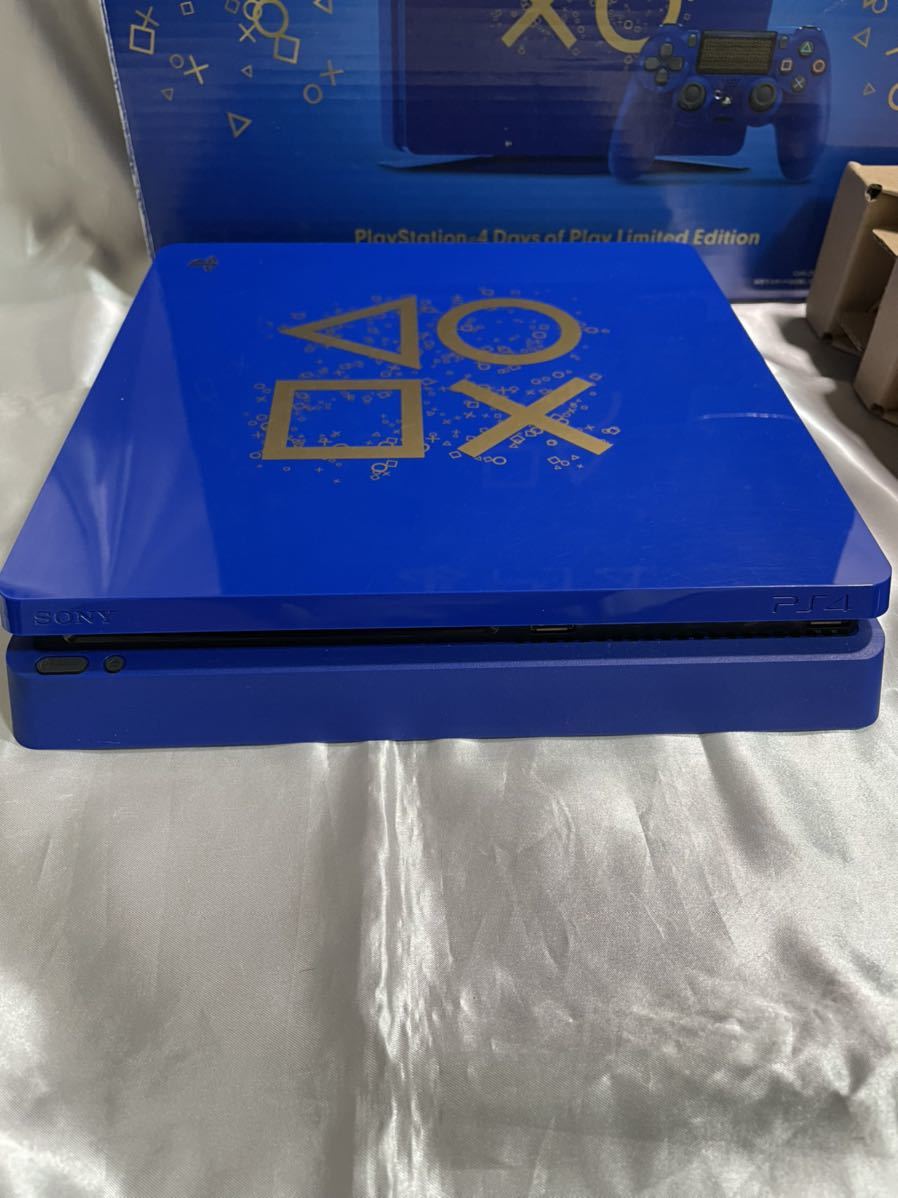 【動作良好！1円～】SONY PS4 本体 CUH-2100A BZN HDD500GB Days of Play Limited Edition / PlayStation4 プレステ4 _画像4