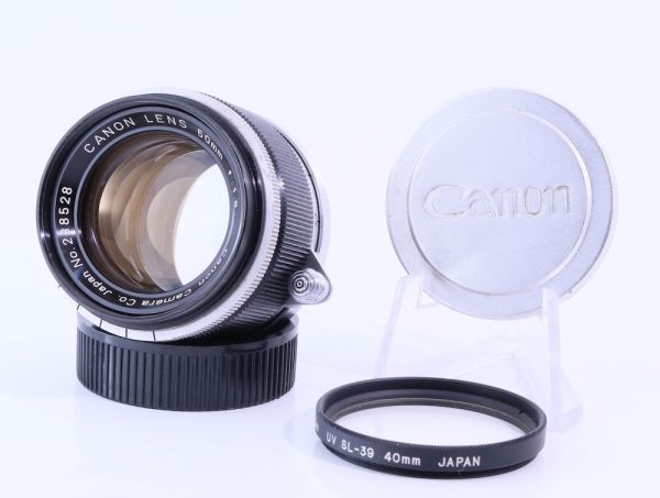 美品 Canon 50mm F/1.8 ライカL39レンズ、フィルター付#2 | theiet.lk