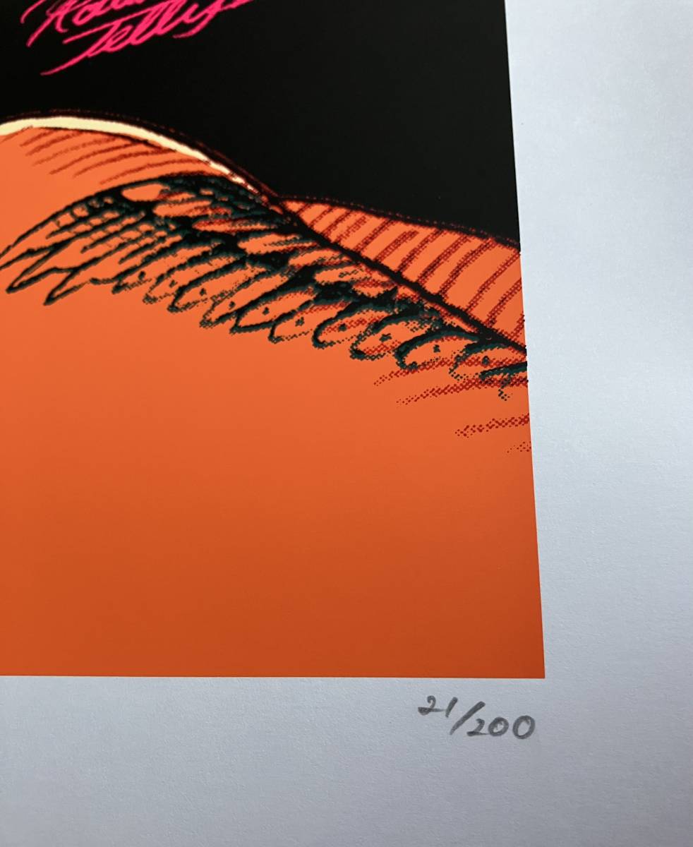 2022　200枚限定 Rude Gallery x Rockin’Jelly Bean RJB Silk Screen Print シリアルNo : 21 新品 即発送可 他多数出品中_手元に確保済、即発送可。