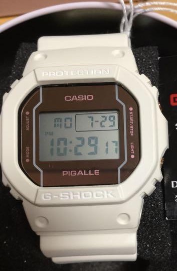 【カシオ】 ジーショック PIGALLE タイアップモデル 新品 腕時計 メンズ ホワイト 男性 未使用品 CASIO DW-5600PGW-7JR