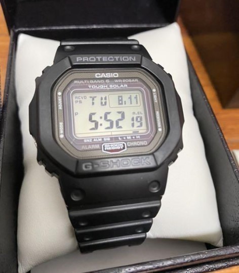 【カシオ】 ジーショック 新品 腕時計 ブラック GW-5000-1JF 電波ソーラー 未使用品 メンズ 男性 CASIO